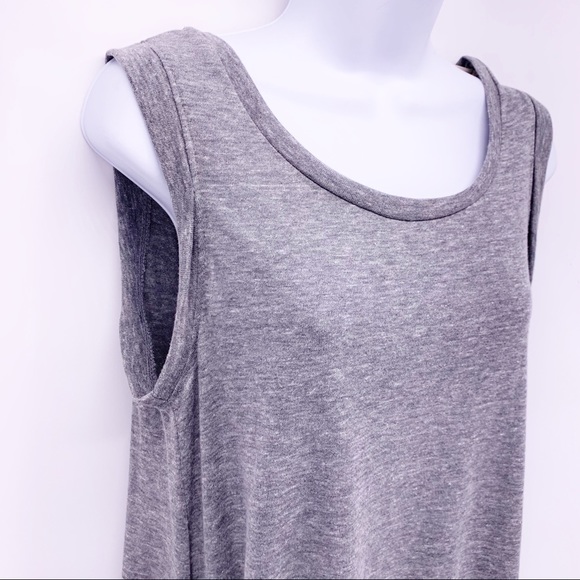 NEW Alternative Apparel Gray Casual Summer Dress Size Large - Picture 5 of 10
